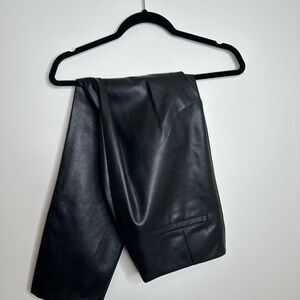 Black Leather Pants